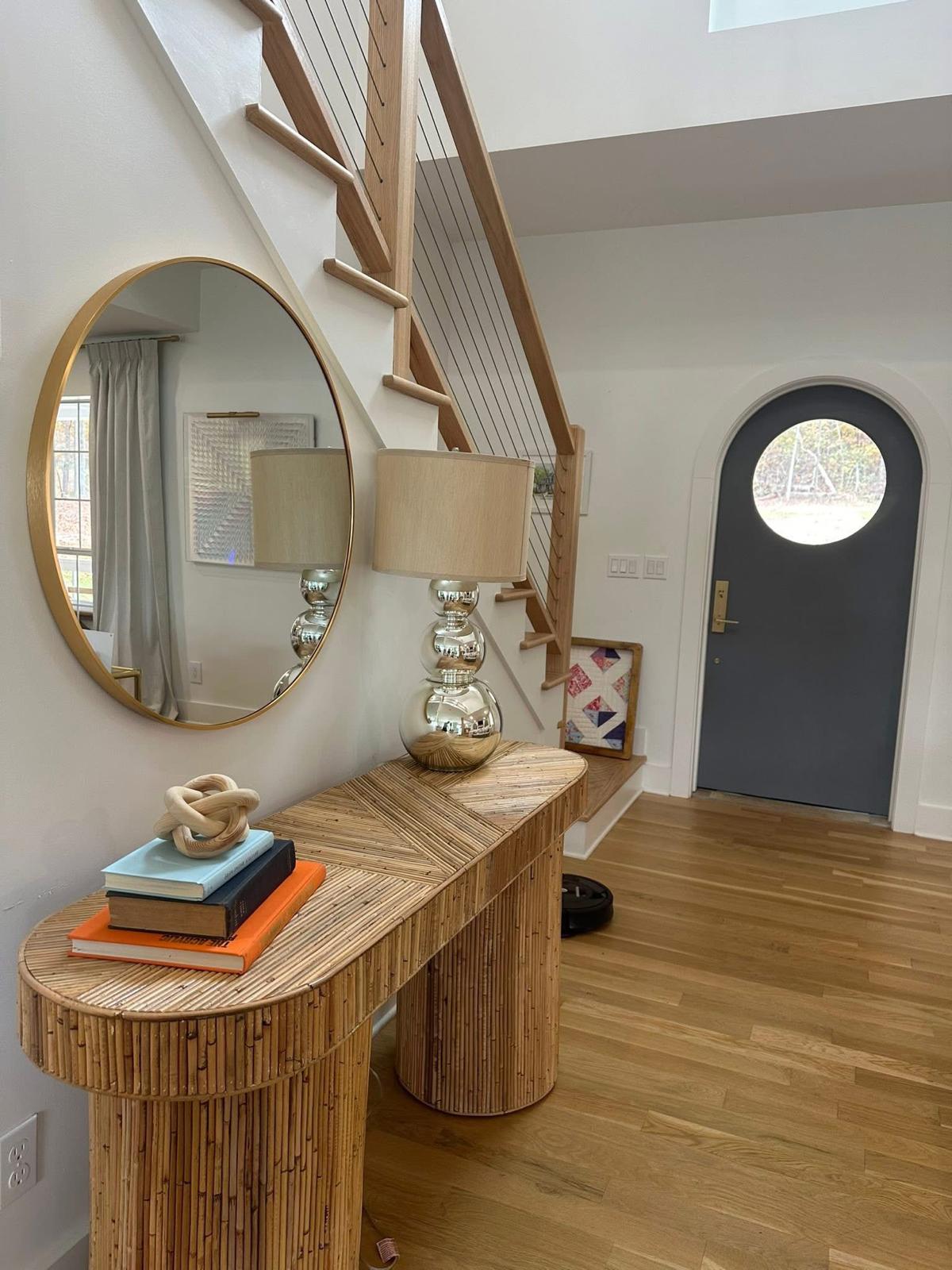 Tidy foyer with natural light